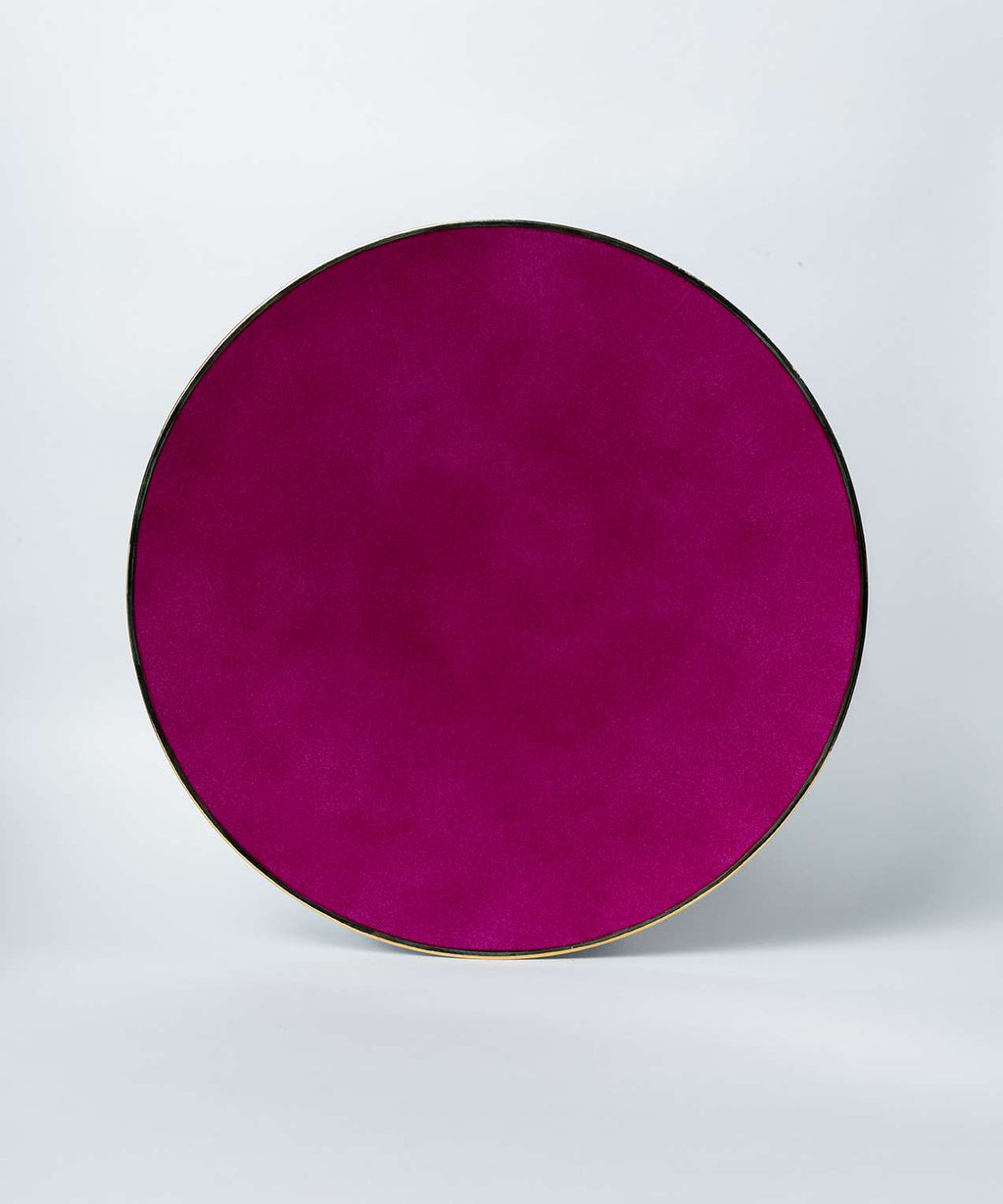 Fuchsia Luxe Charger Plate
