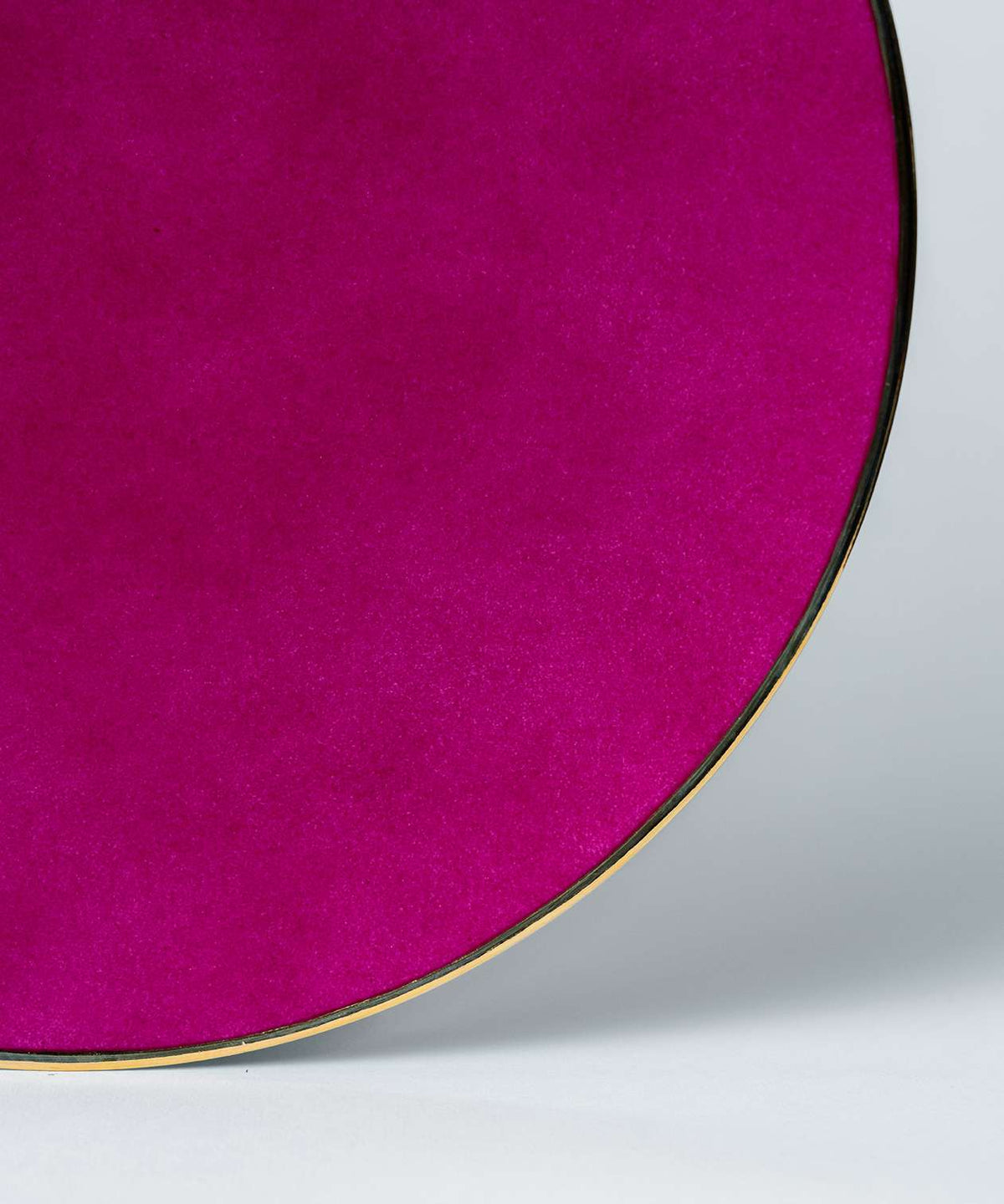 Fuchsia Luxe Charger Plate