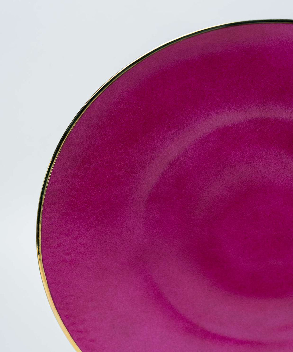Fuchsia Luxe Charger Plate