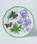 Hand-painted Lavender Lily Botanica Dinner Plate