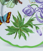 Hand-painted Lavender Lily Botanica Dinner Plate