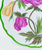 Hand-painted Pink Peony Botanica Dinner Plate