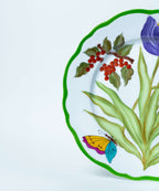 Hand-painted Purple Tulip Botanica Dinner Plate